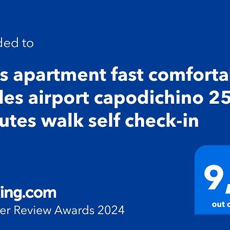 Miris Apartment Fast Comfortable Naples Airport Capodichino 25 Minutes Walk Self Check-In ภายนอก รูปภาพ